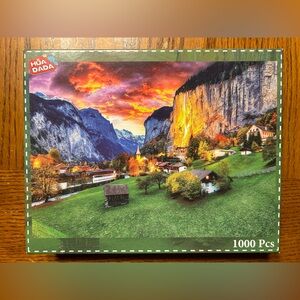 1000-Piece Jigsaw Puzzle - Scenic German Landscape by Hua Dada